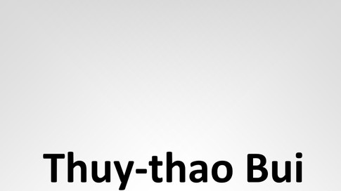 THUY THAO BUI