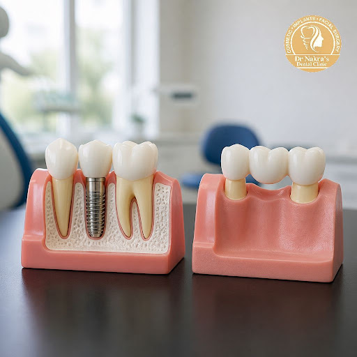 Confused between dental implants and traditional bridges? At Dr Nakra's Dental Clinic in Surya Na… post image