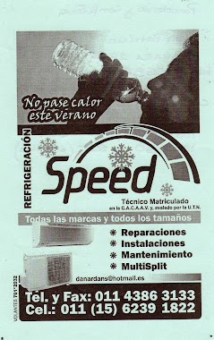 Speed Refrigeración, Author: Speed Refrigeración