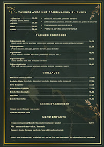 Menu La Tajine d'Or Page 2