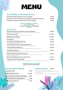 Menu Rooftop Massilia Beach Page 1