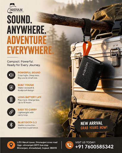 New Arrival: Rugged Outdoor Bluetooth Speakers Available at Shivam Mobile Accessories! post image