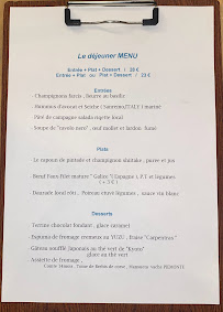 Menu L'Eau de vie Page 2