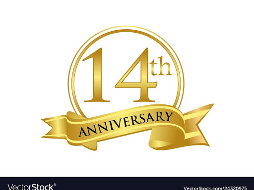 14 % off for 14th Anniversary