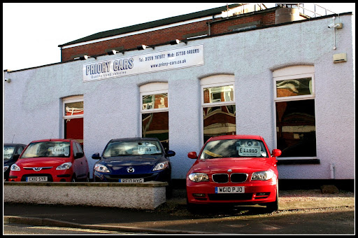 Priory Cars Logo