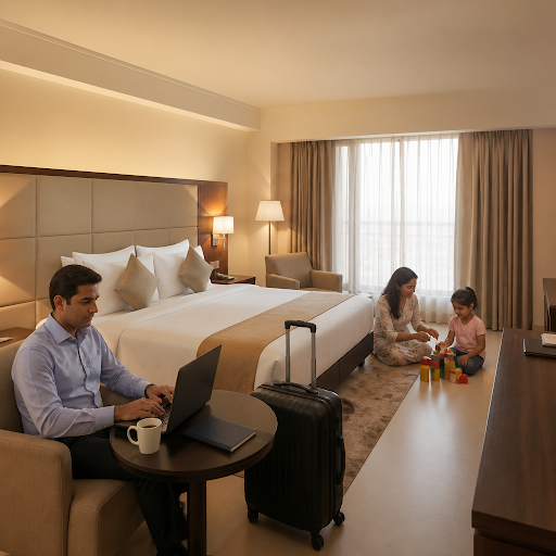 ✔️ Spacious, well-furnished rooms with comfortable beds and smart layouts for both executives and… post image