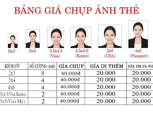 Chụp ảnh thẻ visa: Cửa hàng ảnh của chúng tôi không chỉ chuyên chụp ảnh thẻ, mà còn cung cấp dịch vụ chụp ảnh thẻ visa. Bạn có thể hoàn tất thủ tục xin visa một cách tiện lợi và nhanh chóng với chất lượng ảnh hoàn hảo tại cửa hàng của chúng tôi.