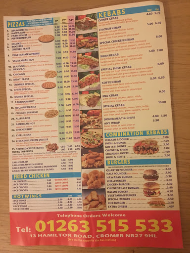Cromer Pizza & Kebab Gallery - United Kingdom