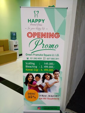 Happy Dental Clinic Green Pramuka Square, Author: Rahmah M.y