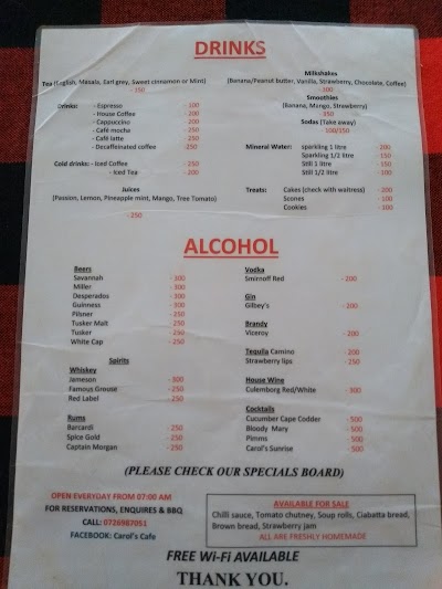 Photos of Carol's Cafe