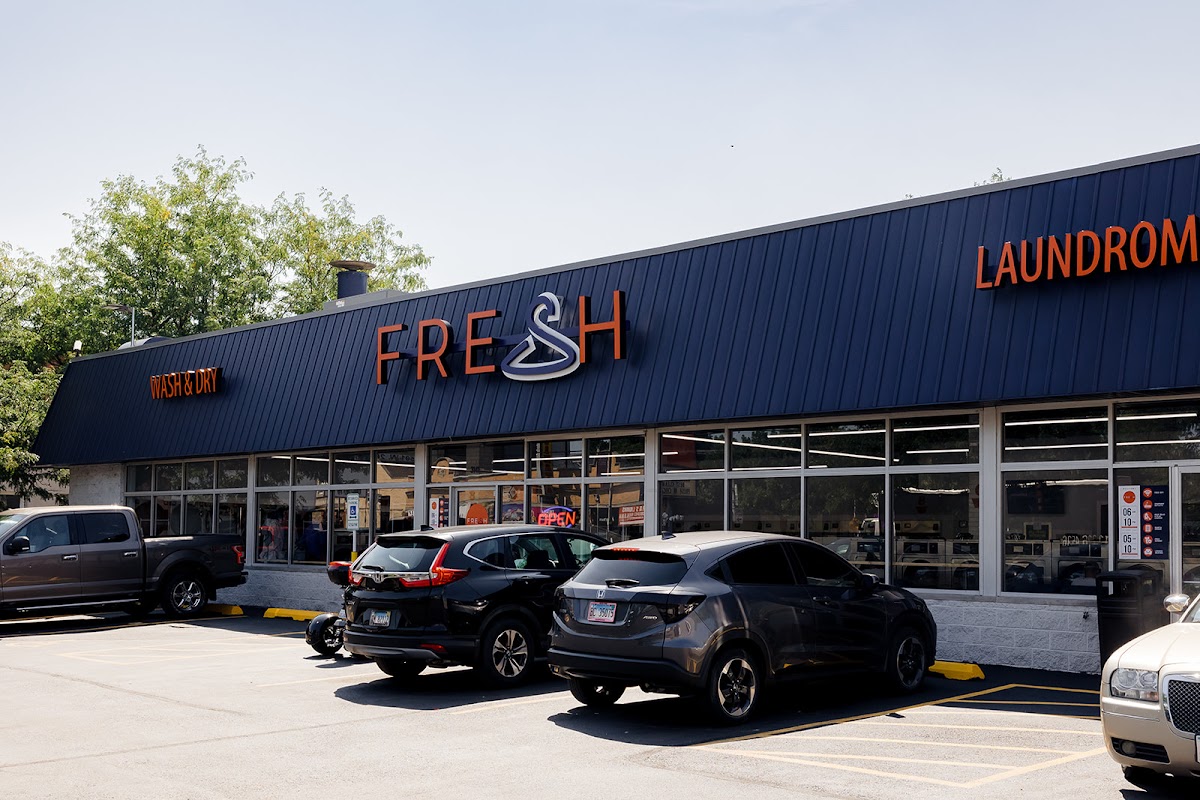 Self-service laundry at Fresh Laundromat Griffith, Chicago, IL