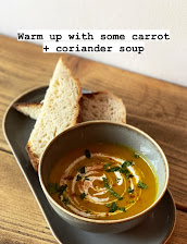 Red Lentil Soup Served with Sourdough Bread