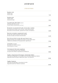 Speisekarte