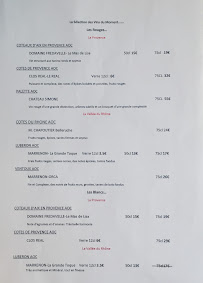 Menu Restaurant La Cour du Théâtre Page 12