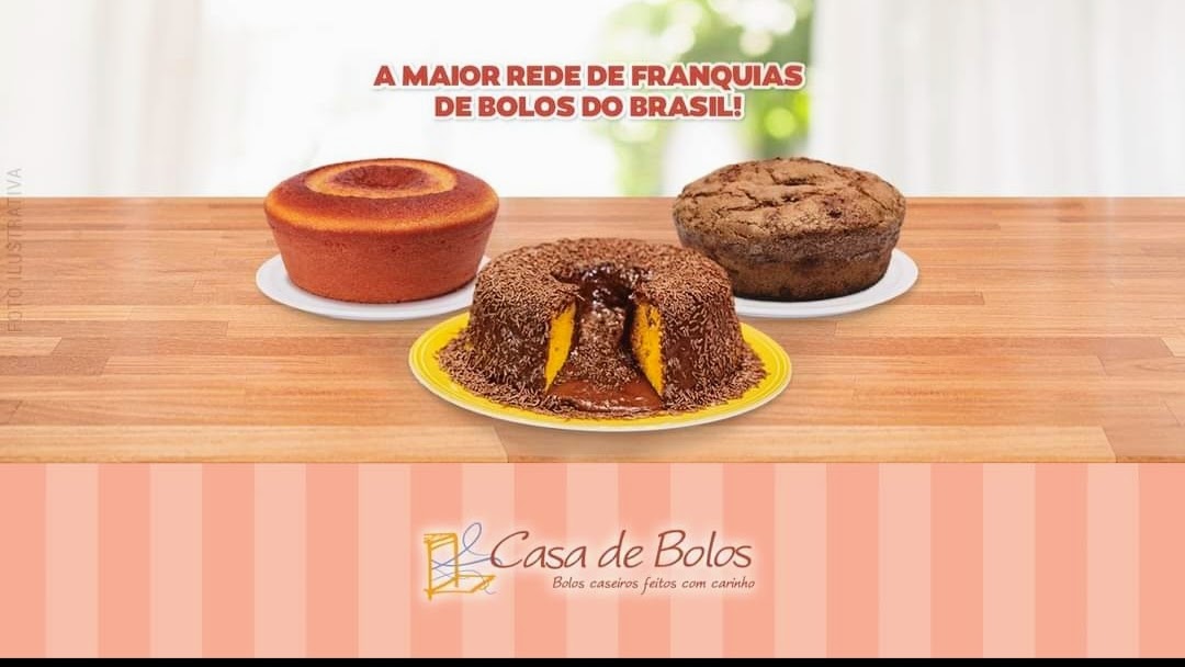 Melhor franquia de bolos caseiros do Brasil