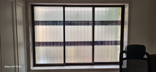 Frosted window film, vision block from outside and inside too. post image