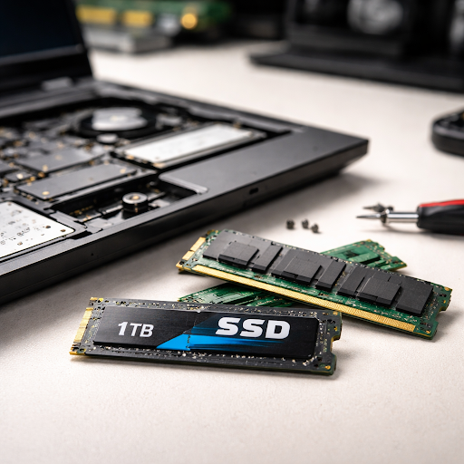 Is your laptop or desktop running slow, hanging, or taking ages to start? An SSD and RAM upgrade…