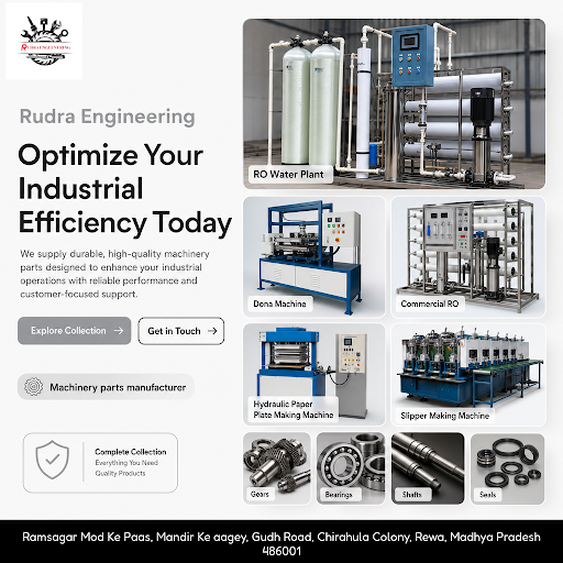 Rudra Engineering specializes in manufacturing high-quality machinery parts including RO Water Pl… post image