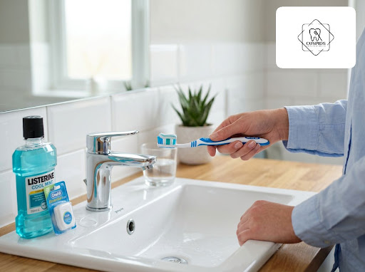 Bad breath making you feel self‑conscious in meetings or family gatherings? At Cuspids Dental Cli…