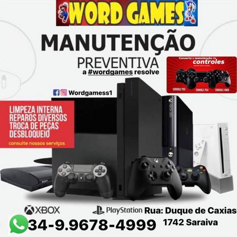 Mário World Games - endereço, 🛒 comentários de clientes, horário de  funcionamento e número de telefone - Lojas em Conselheiro Lafaiete 