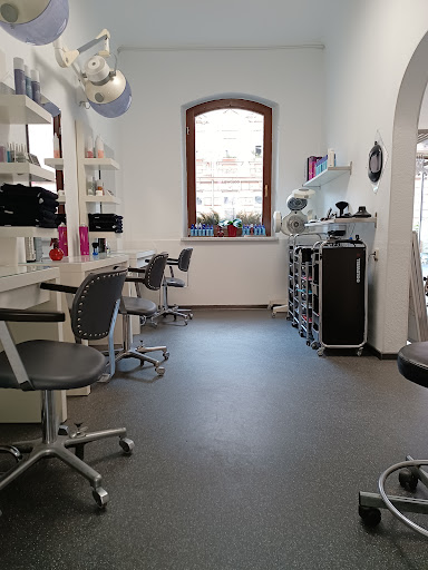 Friseur Salon Scherenblatt
