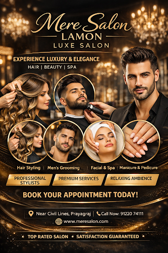 ✨ Lamon Luxe Salon – Premium Unisex Salon in Kalani Nagar, Indore ✨ post image