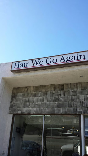 Hair We Go Again Studio Logo