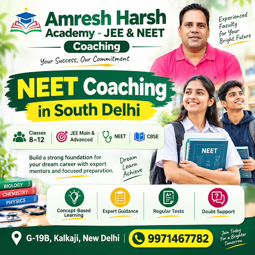 Visit Amresh Harsh Academy - JEE & NEET Coaching, DELHI post image