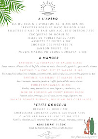 Menu Crevettes et Claquettes Page 1