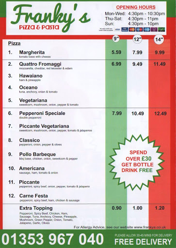 Frankies Pizza Ely - Thumbnail