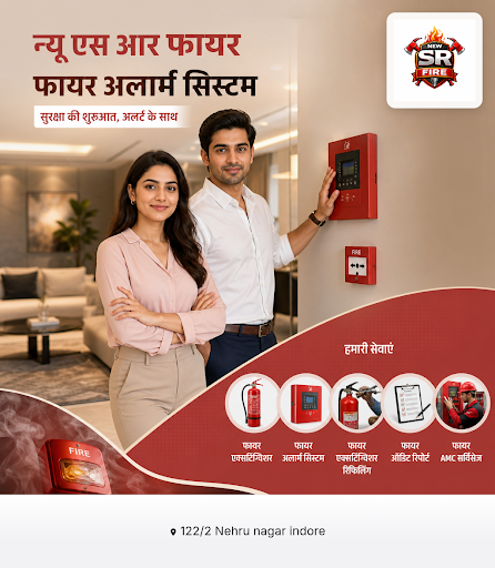 Stay safe with न्यू एस आर फायर's reliable Fire Alarm System, designed to detect and alert you in… post image