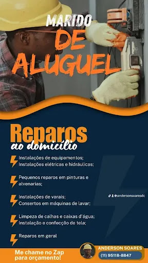 Marido de aluguel Atibaia Anderson soares