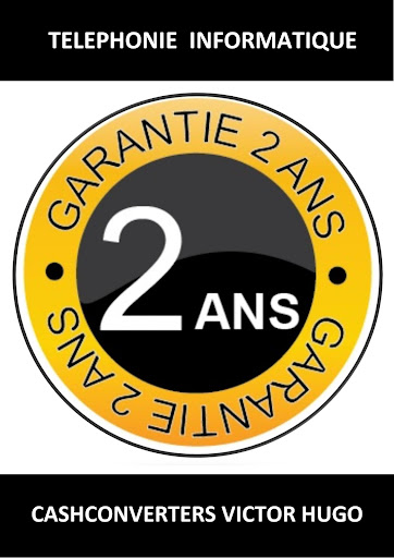 Parce que nous avons confiance en nos produits, désormais la téléphonie, l'informatique et les consoles sont garanties 2 Ans !!!!!! (sous condition d'ouverture de notre carte de fidélité gratuite)