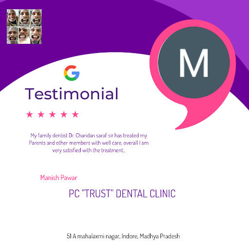 Manish from Indore raves about his exceptional experience at PC TRUST DENTAL CLINIC, praising the… post image