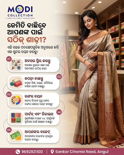 Discover stunning sarees and family fashion options! Style your way to elegance at Modi Collectio… post image