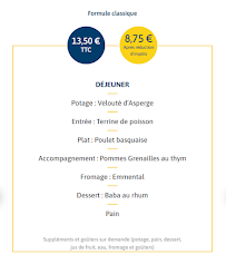 Menu Iroise Repas Brion Page 1