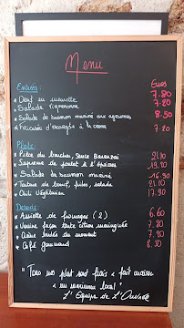 Menu L’Ouvrée, Bar à vins, Restaurant & Caviste Page 1