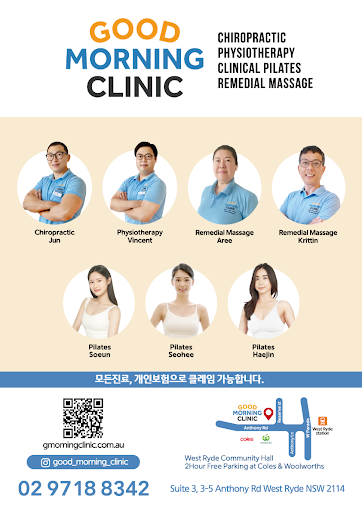 Good Morning Clinic I 굿모닝 클리닉 Chiropractic, Physiotherapy, Remedial massage and Clinical Pilates - Thumbnail