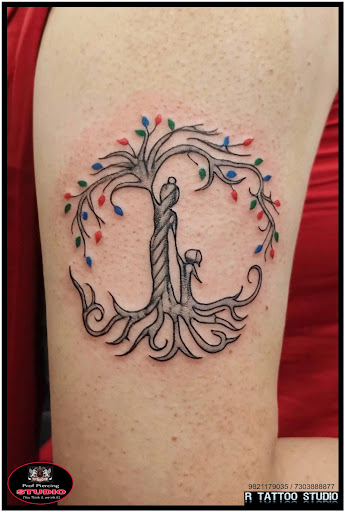 Looking for the Best Tattoo Shop Near You? 🌟Check out this stunning, custom Mother-Child Tree of… post image