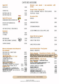 Menu Le bistrot de Turenne Page 2