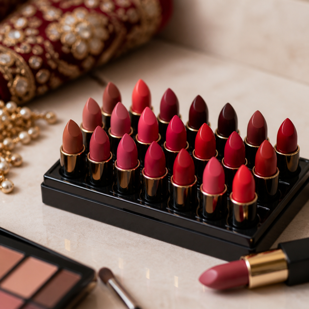 Lip Color Selection Guide for Every Bridal Look in Alwar