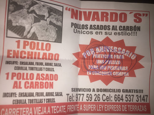 Pollos asados al carbón “NIVARDO’S” - Thumbnail