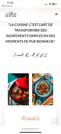 Menu Le Cœur de St Val Page 9