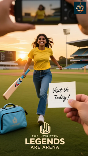 Get ready to swing into action with THE LEGENDS ARENA's finest cricket gear! As Hyderabad's most…