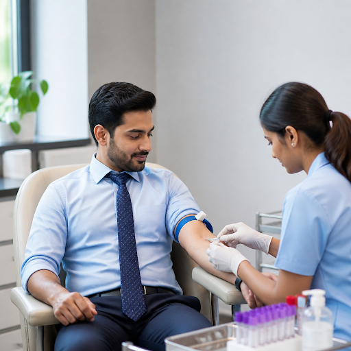 Long working hours, stress and irregular meals can silently affect your health. At Dr. Lal Path L… post image
