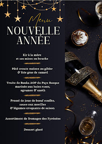 Menu Hotel restaurant 