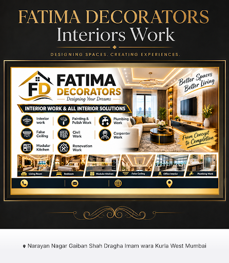 FATIMA DECORATORS creates bespoke turnkey interior solutions for offices, blending functionality… post image