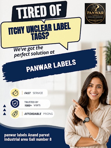 Panwar Labels is a trusted cloth label manufacturer specializing in high-quality woven labels and…