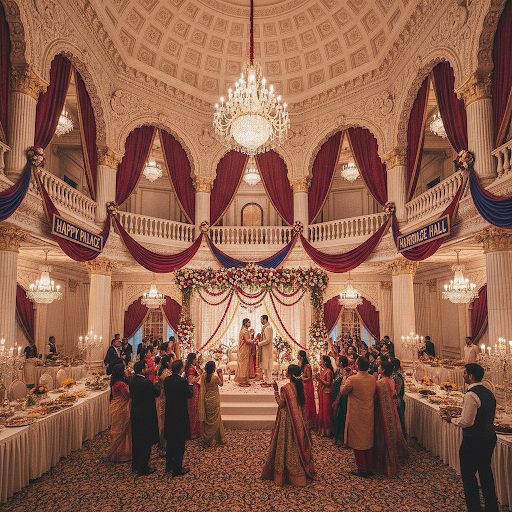 Experience the bliss of a perfect wedding at Happy Palace Marriage Hall, Gaya's most sought-after…