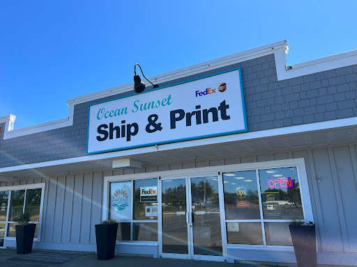 Ocean Sunset Ship & Print - Thumbnail
